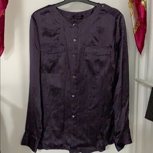 Brooks Brothers silk blouse and skirt